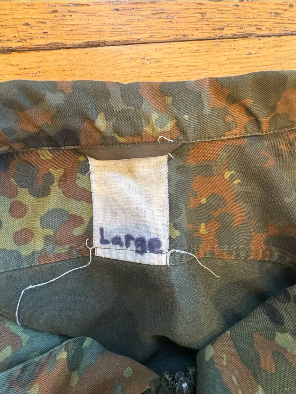 Vintage German Bundeswher Flecktarn Field shirt